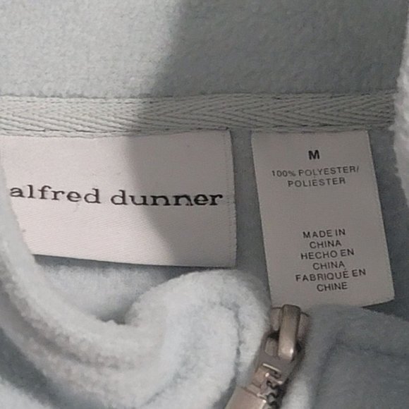 Alfred Dunner Vtg Size M Blue 1990S Grandma Style Streetwear Y2k Fleece Sweater - Picture 4 of 5